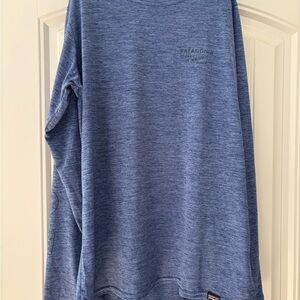 Patagonia Blue Long Sleeve Tee